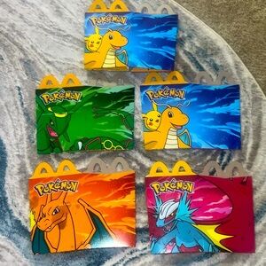 Pokemon McDonalds Boxes 2025 5 Total